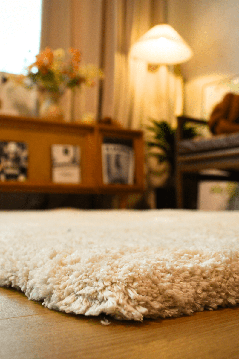 Tapis LuxeFur ivoire crème | Série LuxeFur Dyed