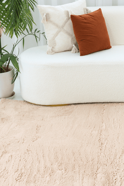 Tapis marron latte | Série Cloud Fur
