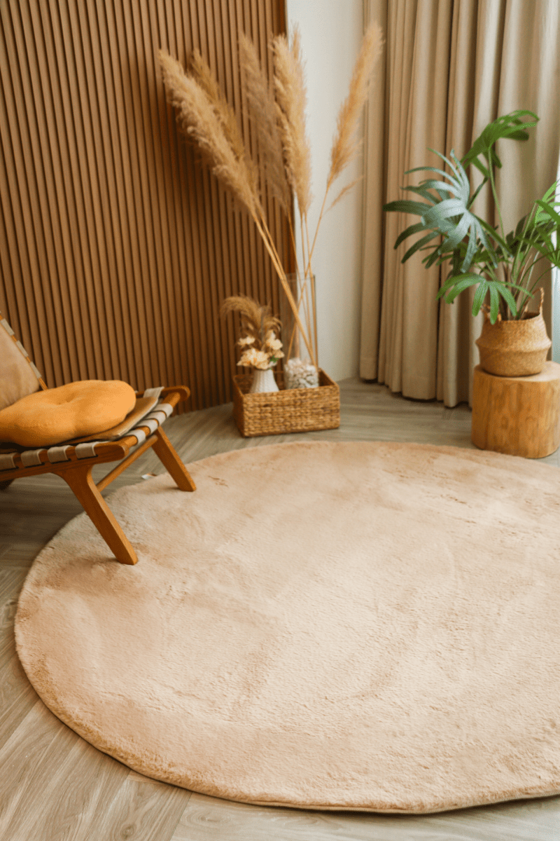 Tapis marron latte | Série Cloud Fur