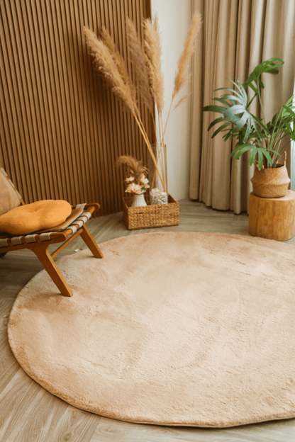 Tapis marron latte | Série Cloud Fur