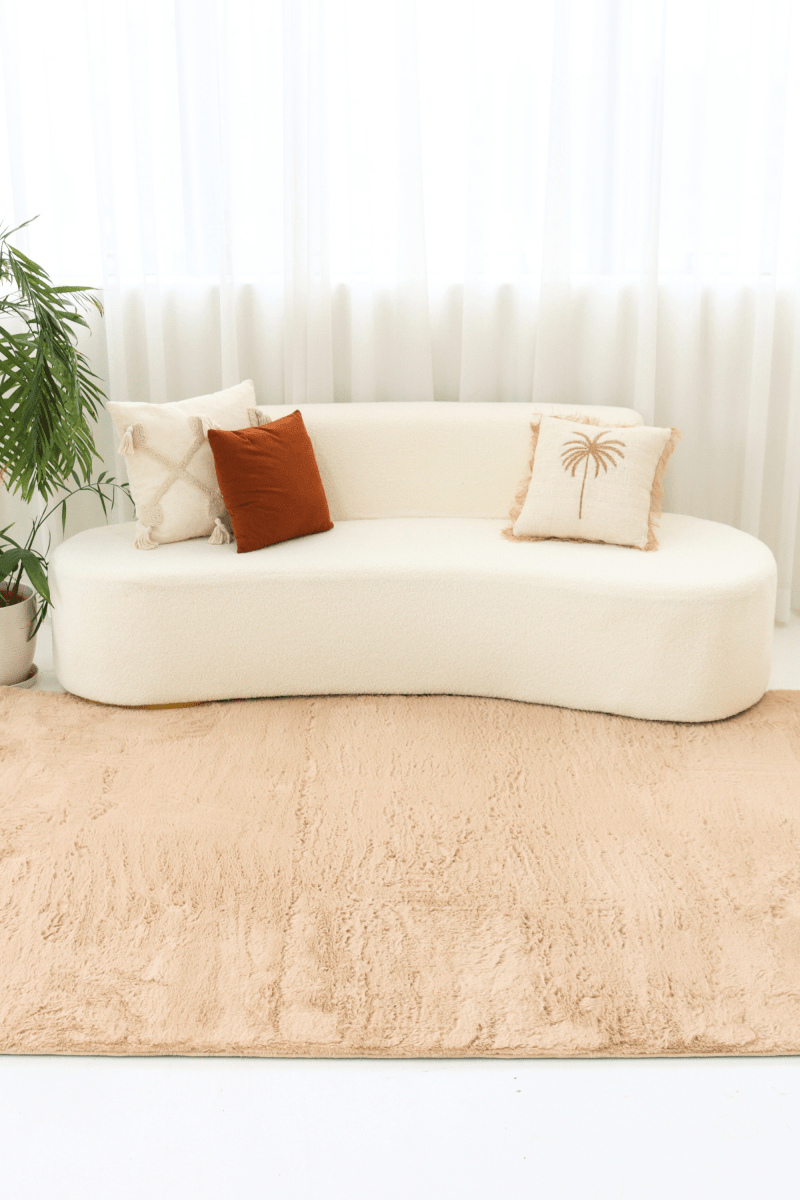Tapis marron latte | Série Cloud Fur