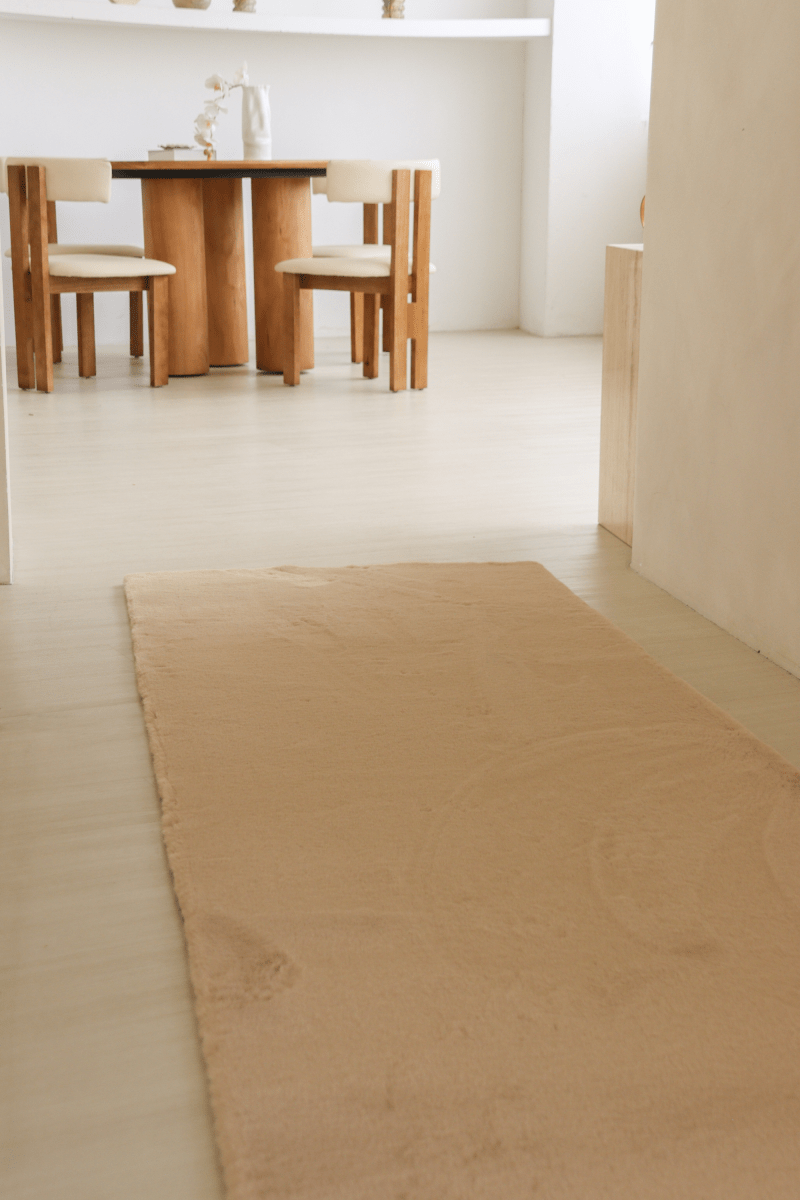 Tapis marron latte | Série Cloud Fur