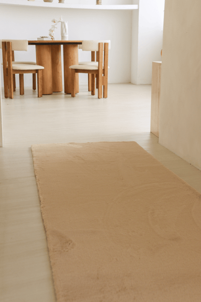 Tapis marron latte | Série Cloud Fur
