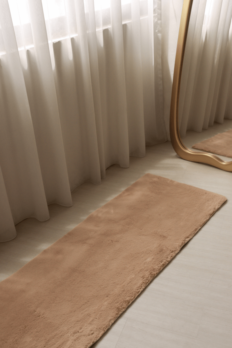 Tapis marron latte | Série Cloud Fur