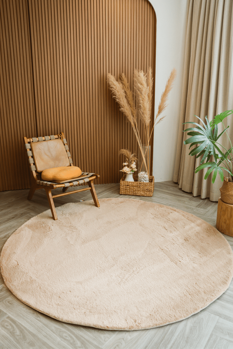 Tapis marron latte | Série Cloud Fur