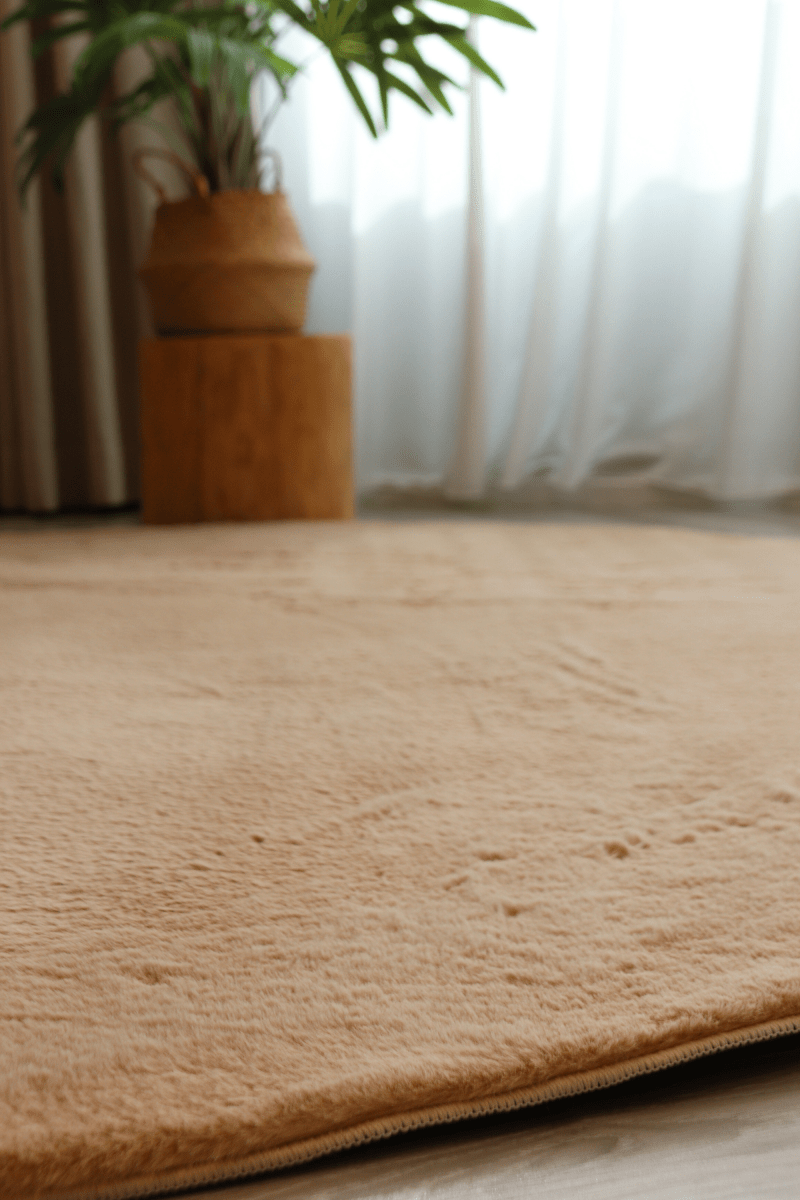 Tapis marron latte | Série Cloud Fur