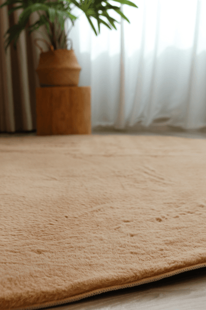 Tapis marron latte | Série Cloud Fur