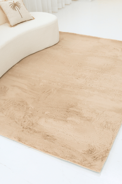 Tapis marron latte | Série Cloud Fur