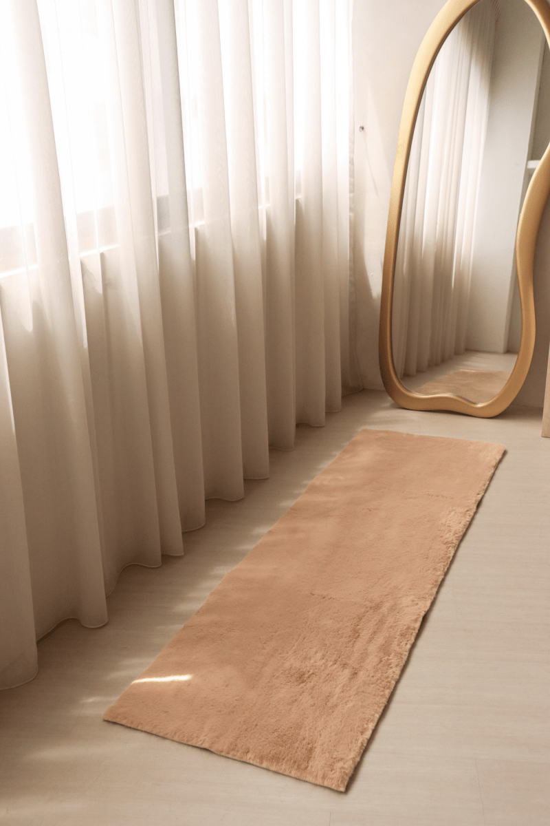 Tapis marron latte | Série Cloud Fur