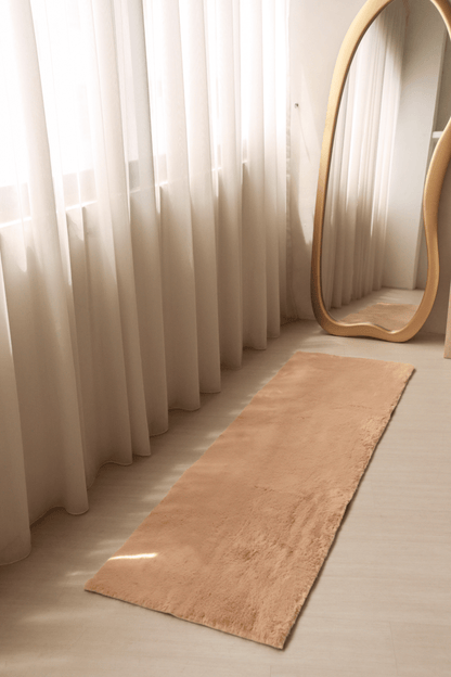 Tapis marron latte | Série Cloud Fur