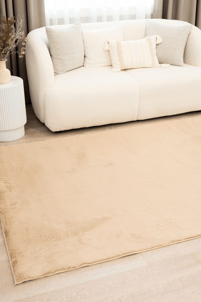 Tapis marron latte | Série Cloud Fur