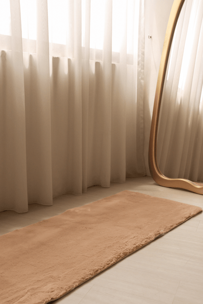 Tapis marron latte | Série Cloud Fur