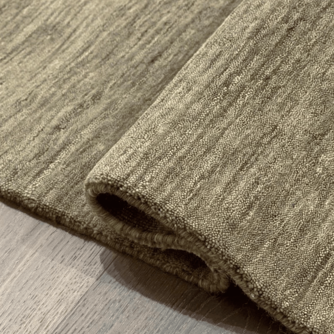 Tapis en lin | Laine de luxe tissée à la main