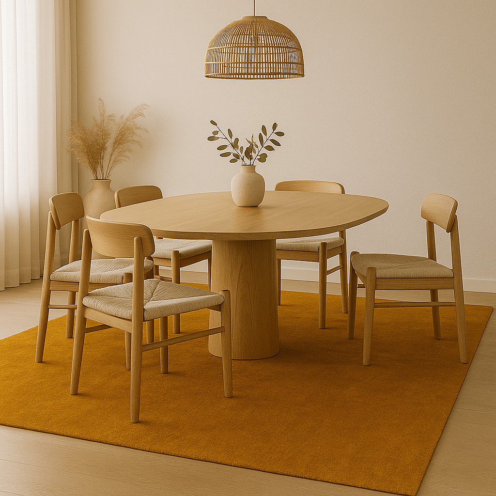 Tapis Marigold | Laine de luxe tissée à la main