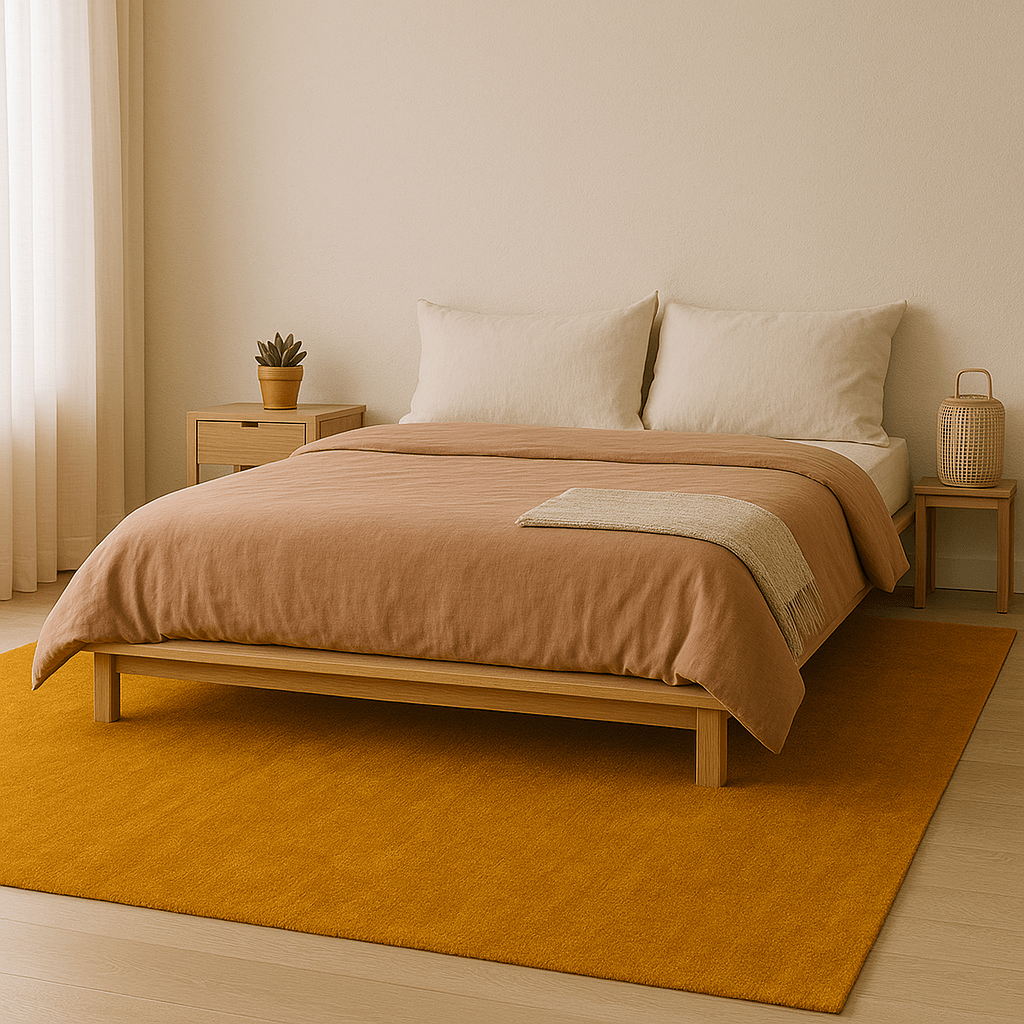Tapis Marigold | Laine de luxe tissée à la main