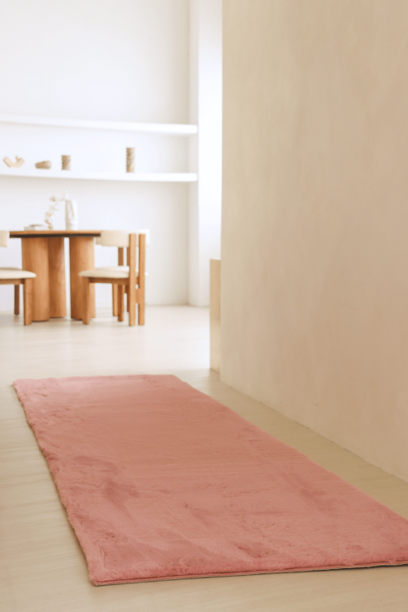 Tapis rose mauve | Série Cloud Fur