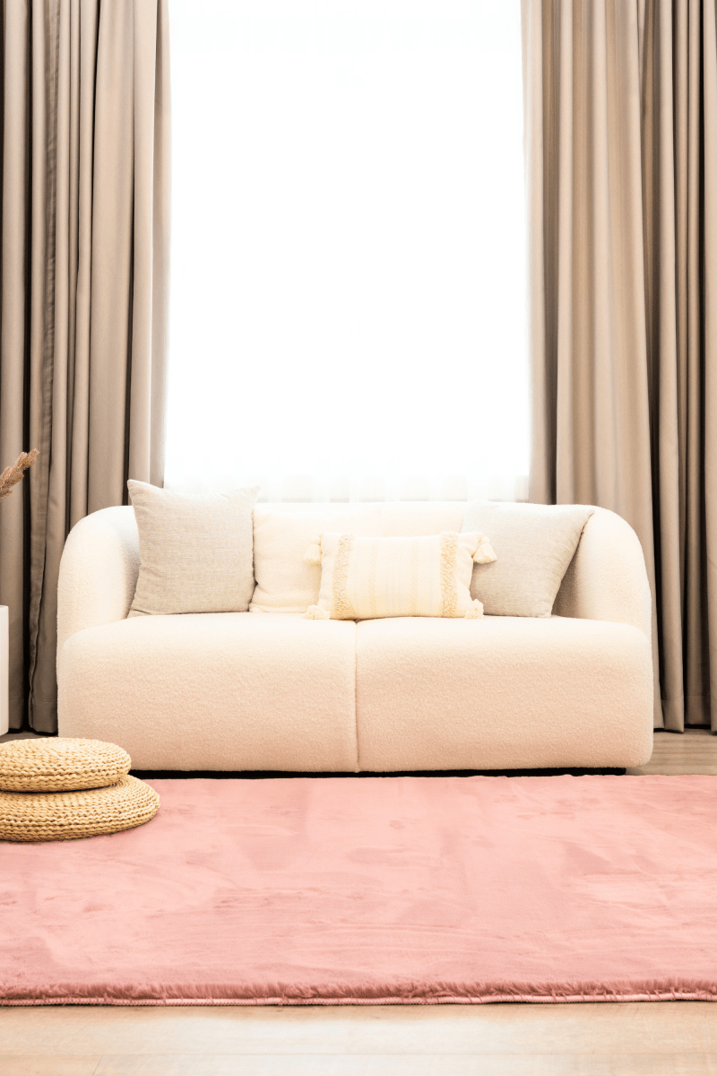 Tapis rose mauve | Série Cloud Fur