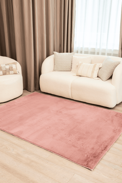 Tapis rose mauve | Série Cloud Fur