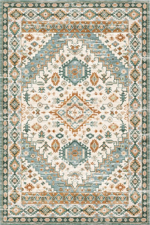 Tapis Emerald Jewel | Persan | Série Polyfibre Cachemire