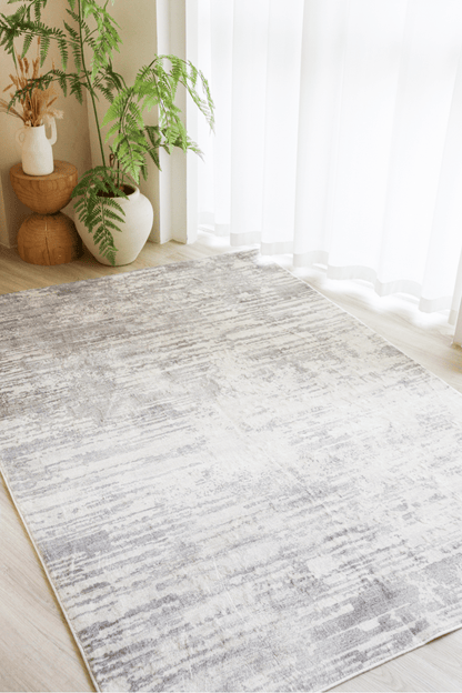 Tapis Silver Frost | Moderne | Série Polyfibre Cachemire