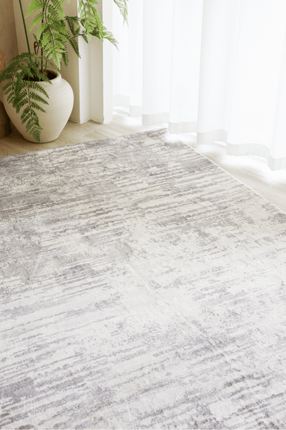 Tapis Silver Frost | Moderne | Série Polyfibre Cachemire