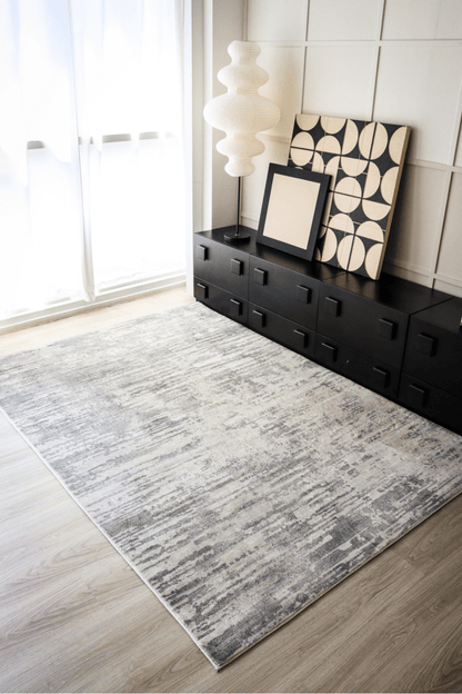 Tapis Silver Frost | Moderne | Série Polyfibre Cachemire