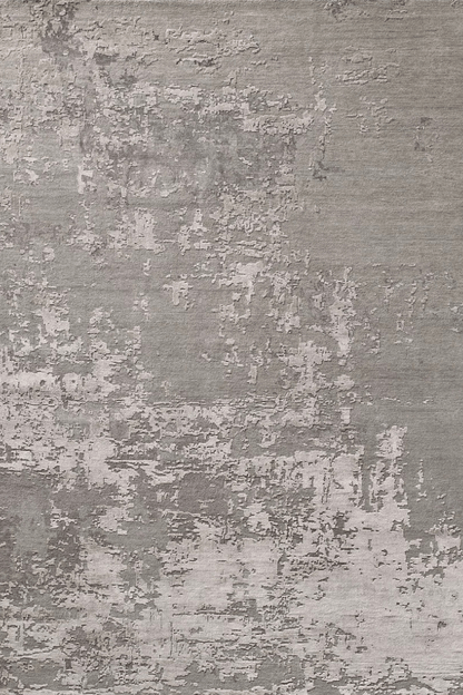 Tapis Silver Sage | Laine et soie de luxe, noué à la main