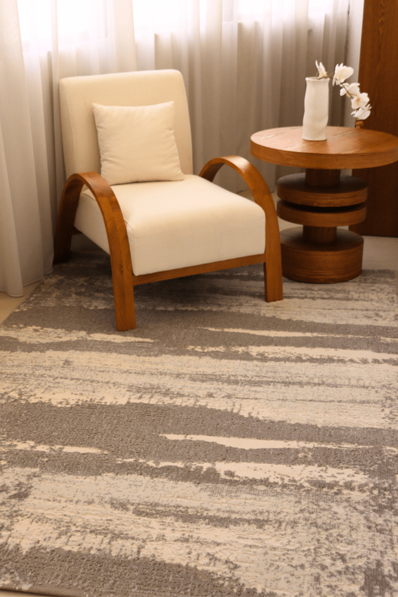 Tapis de luxe Silver Tides | Série Carlton Modern