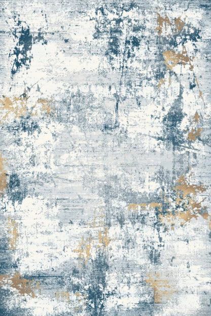 Tapis Sky Gold Splash | Moderne | Série Polyfibre Cachemire