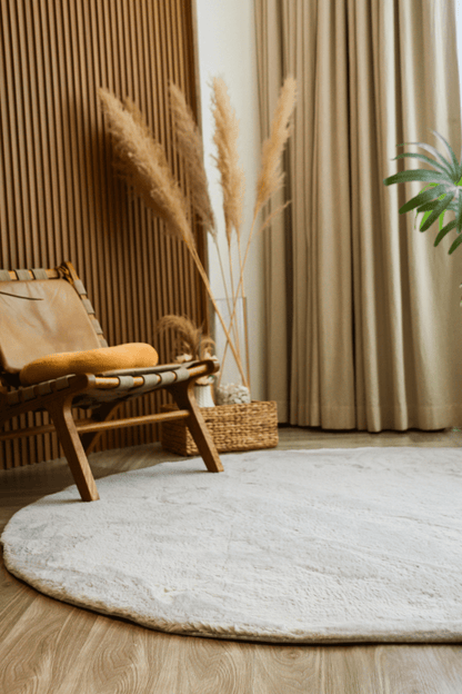 Tapis gris acier | Série Cloud Fur