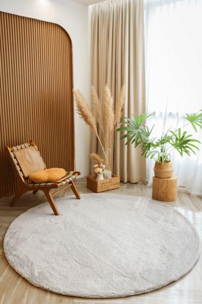 Tapis gris acier | Série Cloud Fur