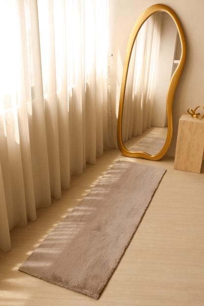 Tapis gris acier | Série Cloud Fur