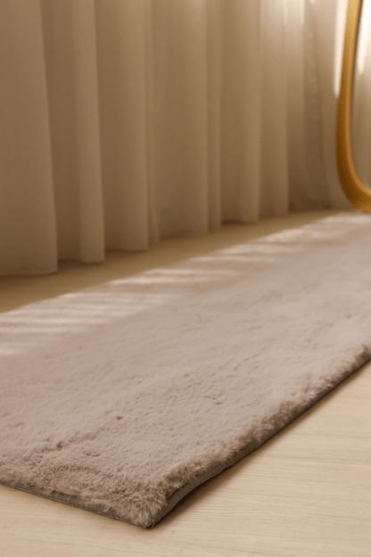 Tapis gris acier | Série Cloud Fur