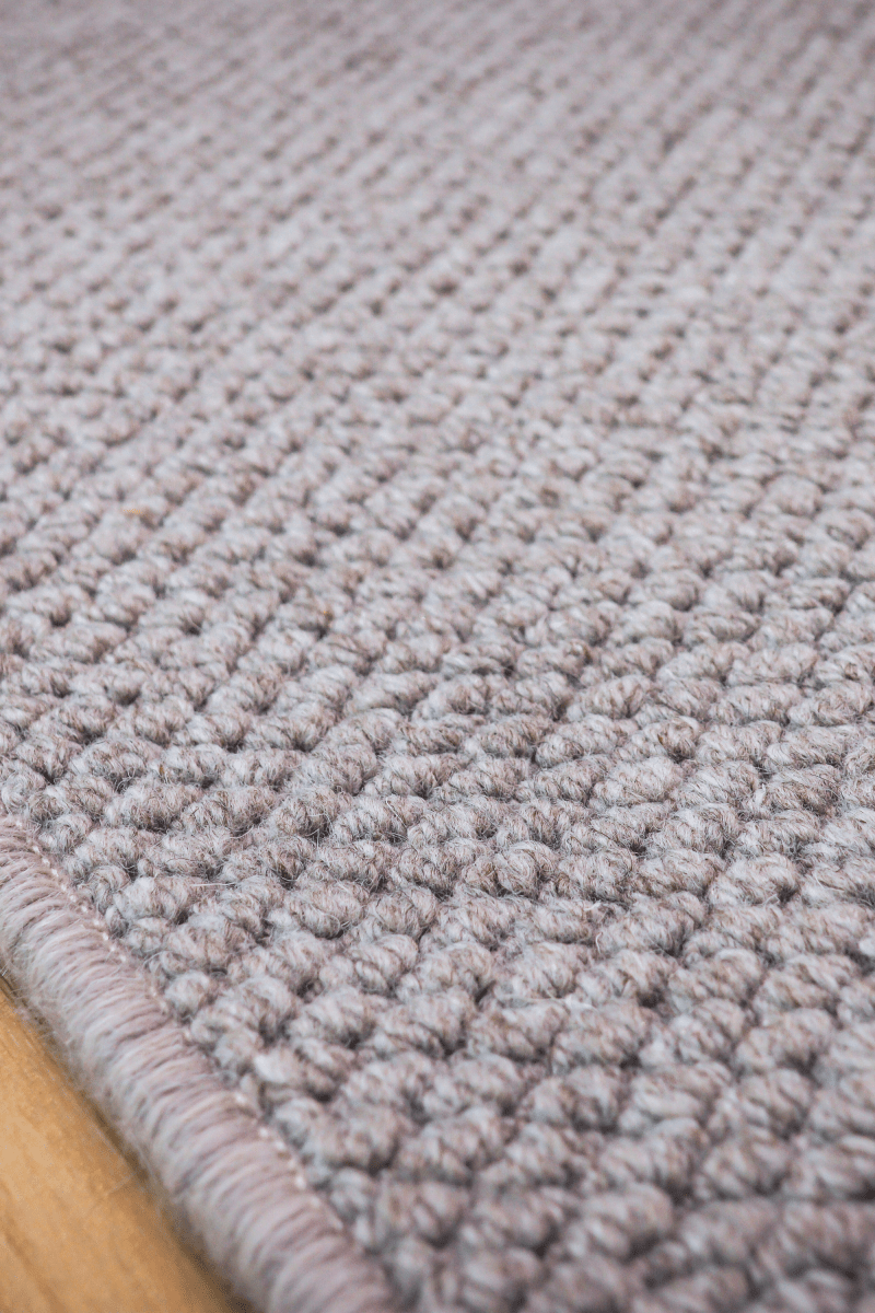 Tapis à poils bouclés en pierre | Série Earth