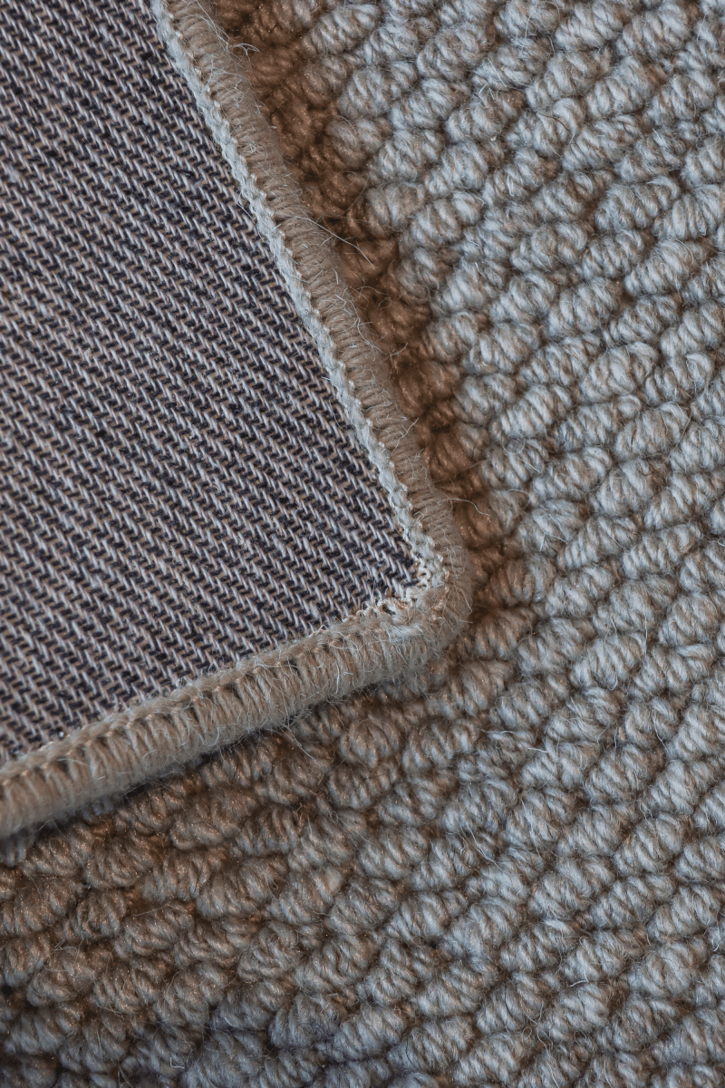 Tapis à poils bouclés en pierre | Série Earth