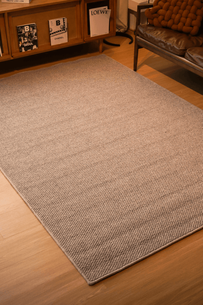 Tapis à poils bouclés en pierre | Série Earth