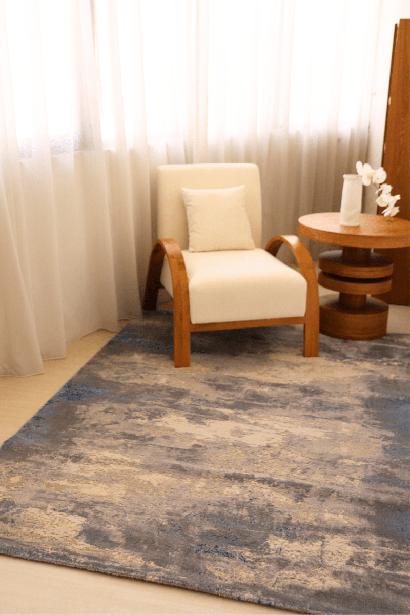 Tapis de luxe Stormy Cascade | Série Carlton Modern