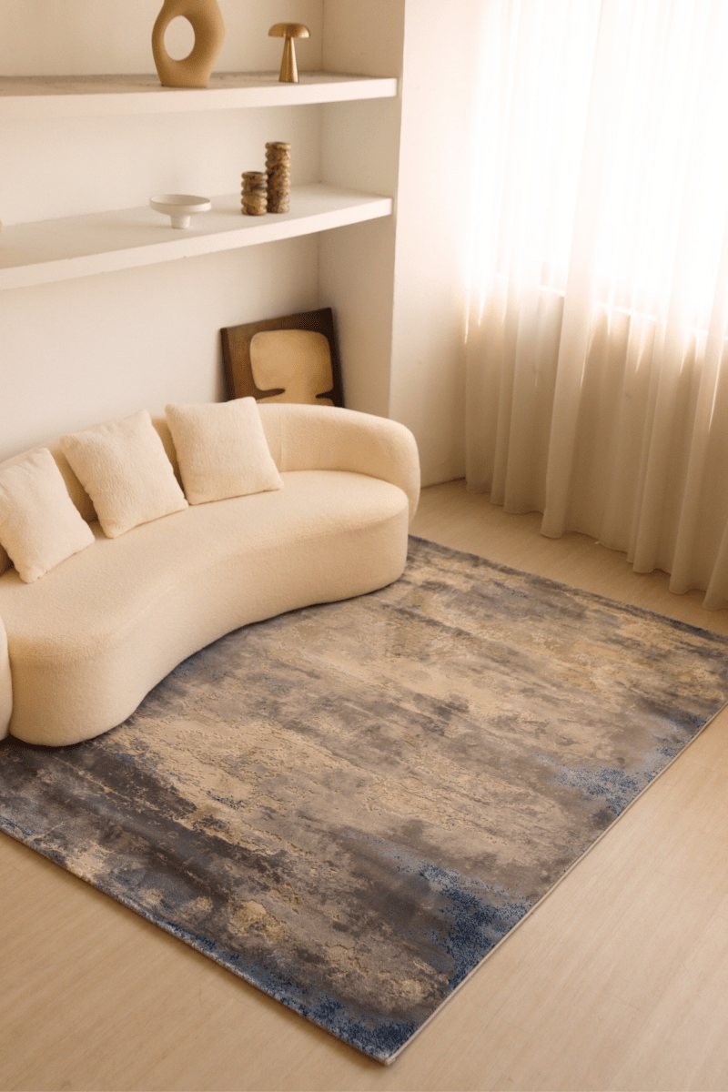 Tapis de luxe Stormy Cascade | Série Carlton Modern