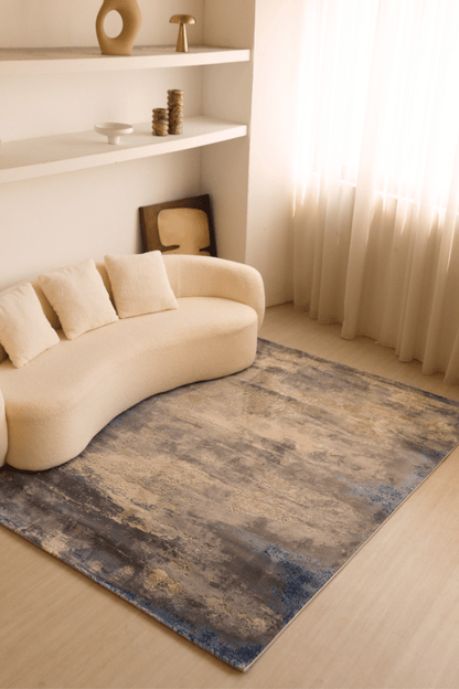 Tapis de luxe Stormy Cascade | Série Carlton Modern