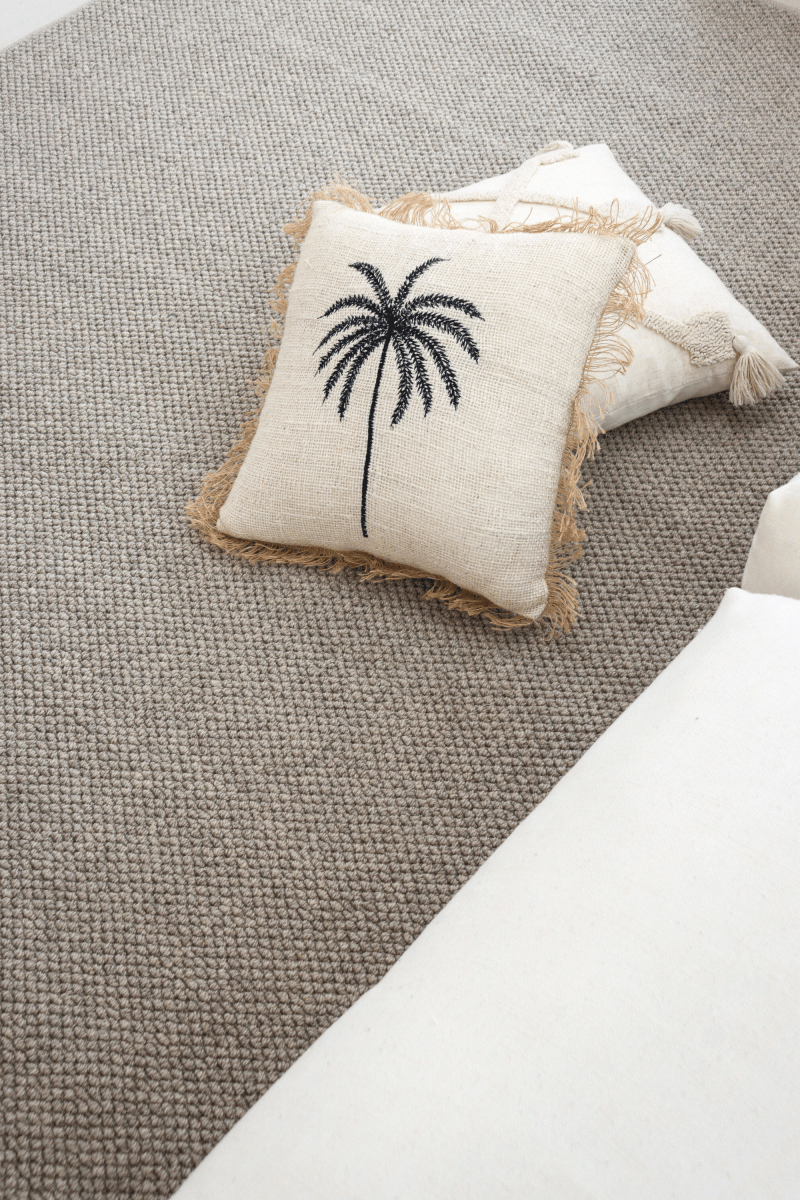 Tapis à poils bouclés taupe | Série Earth