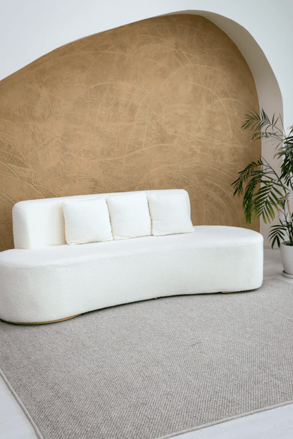 Tapis à poils bouclés taupe | Série Earth