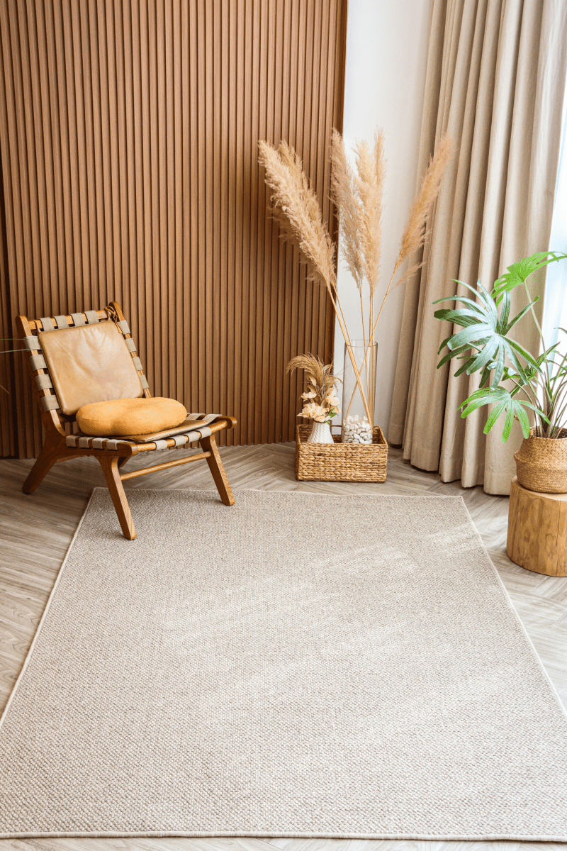 Tapis à poils bouclés taupe | Série Earth