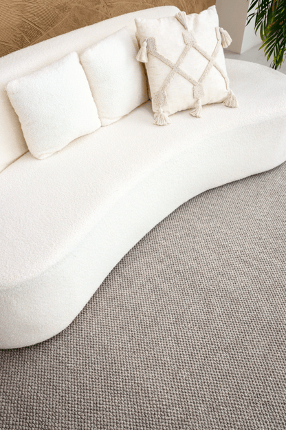 Tapis à poils bouclés taupe | Série Earth