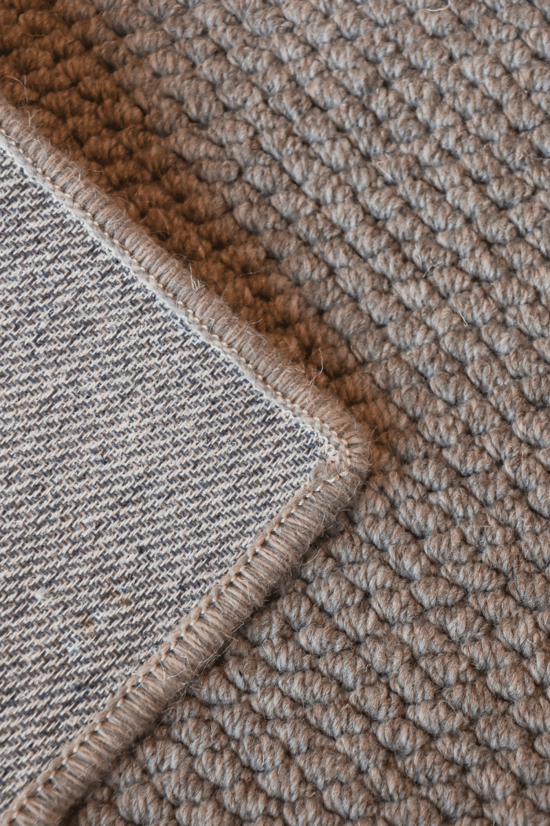 Tapis à poils bouclés taupe | Série Earth