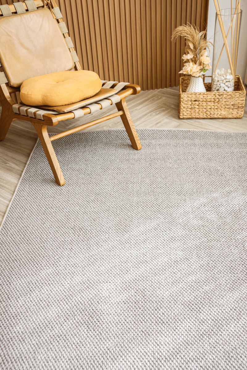 Tapis à poils bouclés taupe | Série Earth