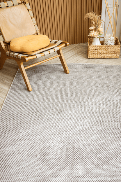 Tapis à poils bouclés taupe | Série Earth