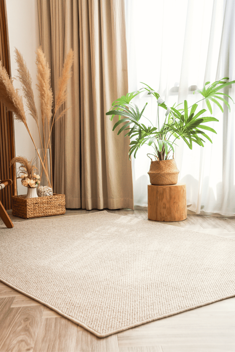 Tapis à poils bouclés taupe | Série Earth