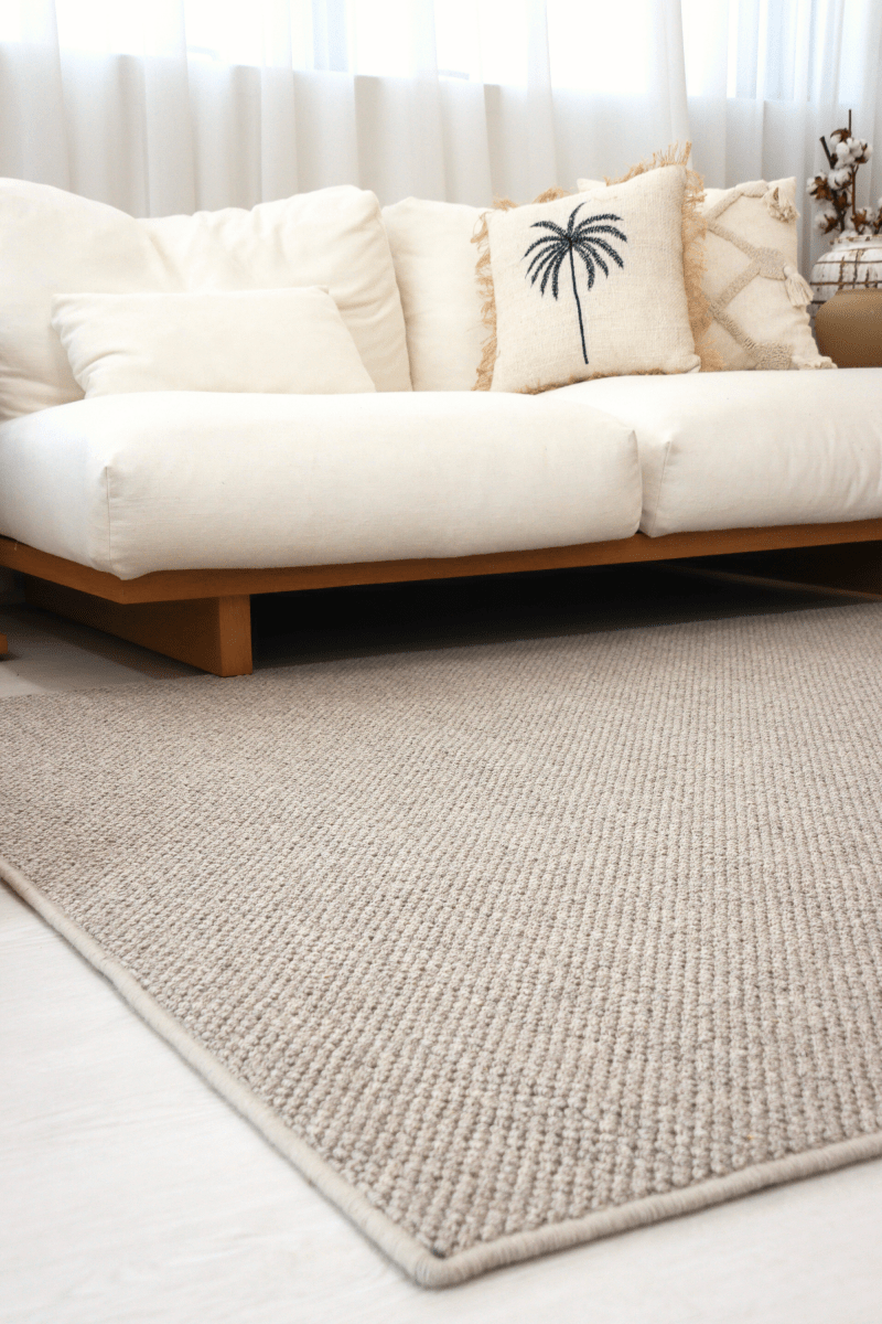Tapis à poils bouclés taupe | Série Earth