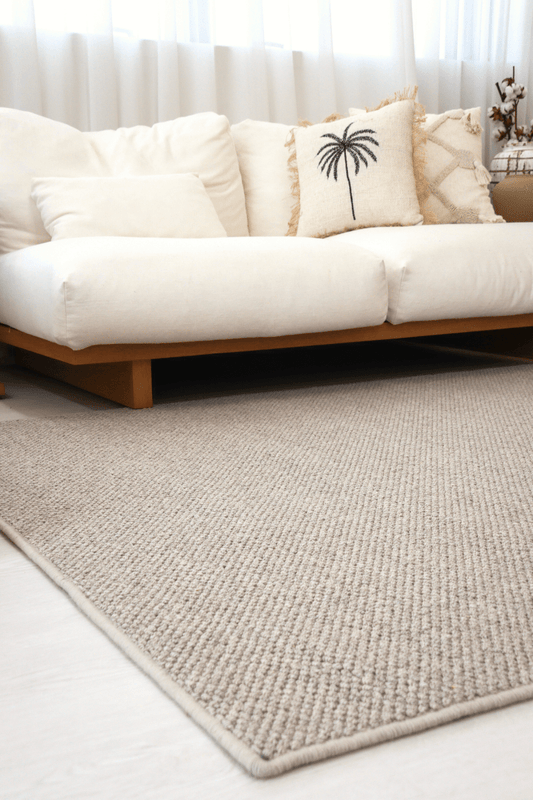 Tapis à poils bouclés taupe | Série Earth