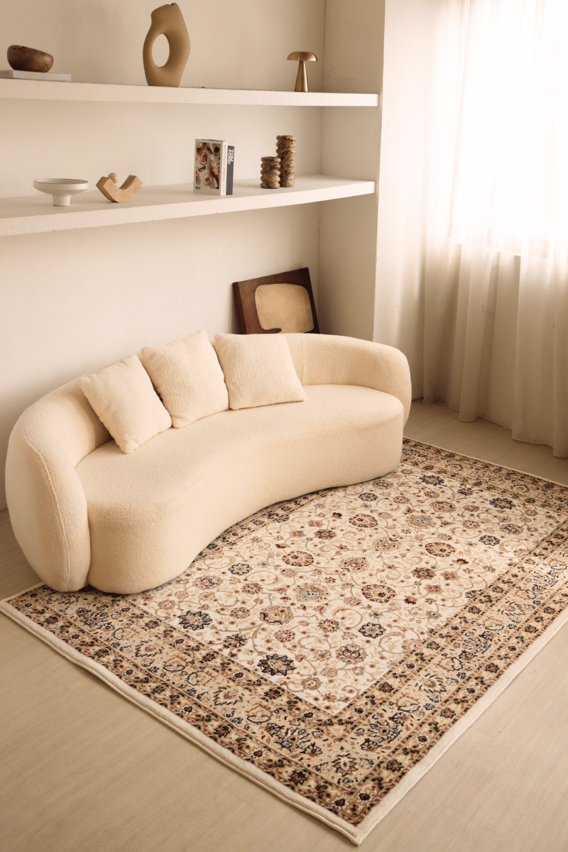 Tapis de jardin blanc | Al Safa | Série Royal Persian